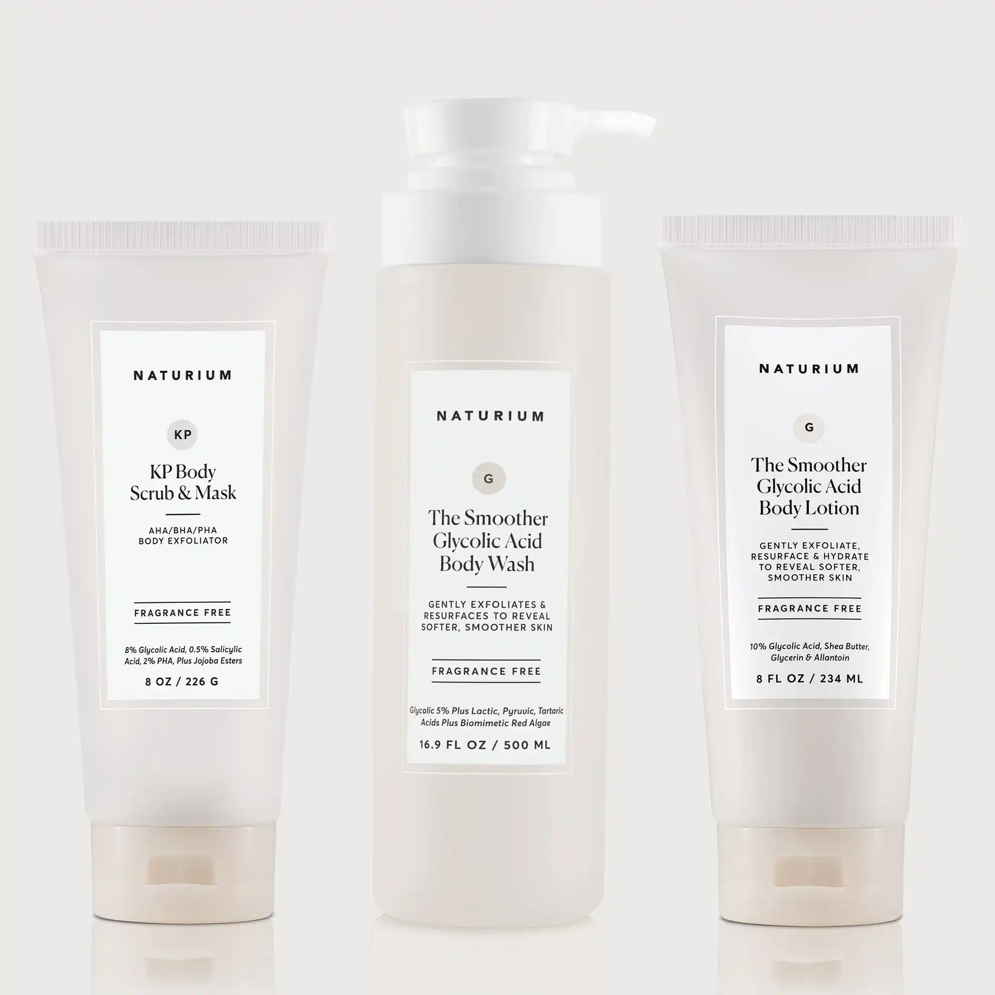 the-glycolic-acid-body-bundle-p8 NATR_KPScrub_SmootherBodyWash_SmootherLotion_Bundle_ecomm.webp